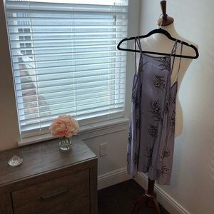 💜Lavender Floral Mini Dress by Mimi Chica
